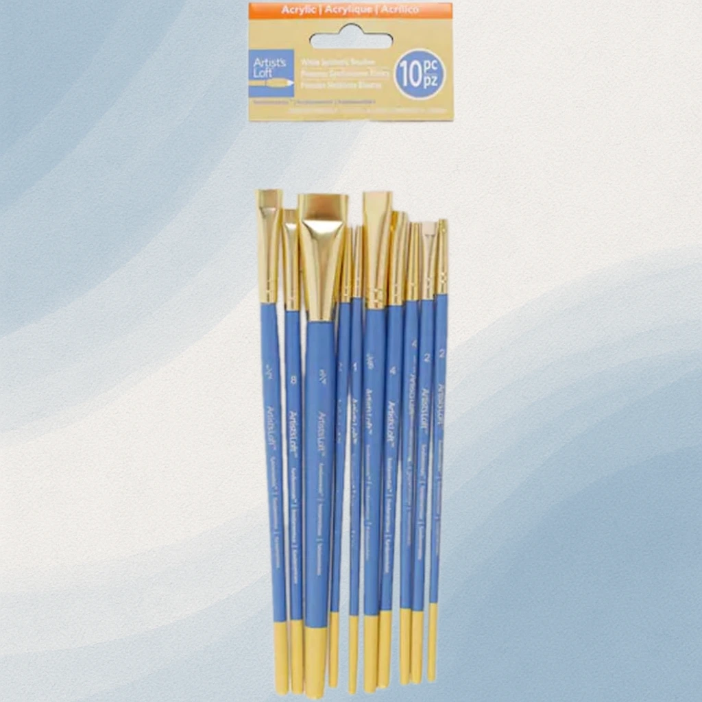 Brushes White Synthetic Fundamentals by Artist's Loft